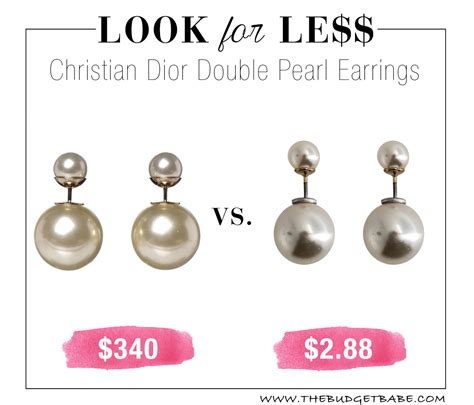 dior pearl earring dupe|dior earrings double pearl.